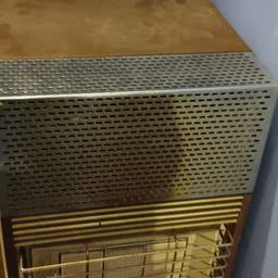 calor gas heater in working order and has empty bottle for exchange