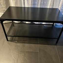 Super cooler schwarzer gebrauchter Ikea Couchtisch