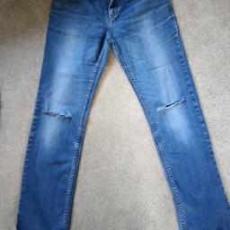 Ladies NEXT slim jeans worn twice only. From a smoke free home must be collected.