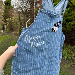 Gorgeous Disney denim dress. New with labels attached. Blue denim pinafore dress . Stripe details and Disney Mickey Mouse are all on this lovely dress. Great for spring and summer. Fits a 18 too.