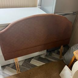 Brand new unused 3/4  headboard  
4 feet bed 
Brand new 

Pickup bd9 area 
May deliver if local £20