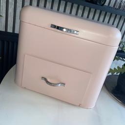 Bread bin with draw , few marks on it but nothing major!! 

Blush pink)