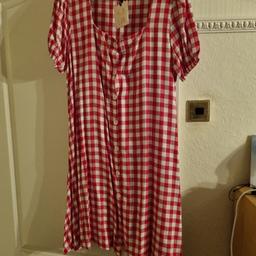 red and white summer dress, never been worn.