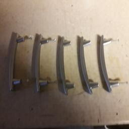 5 cuboard handles with screws 8.00 pound the lot