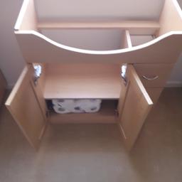 bathroom cupboard never used 15 00 pounds three draws double small cuboard  07878964815