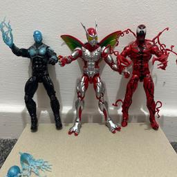 Trio of Marvel villain figures loose. 