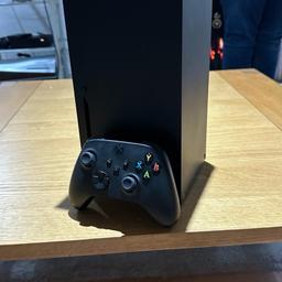 Selling my Xbox Series X as barely use anymore. The console is in very good condition ane comes with one controller. Does not come with box.
