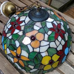 Colourful Glass Light fitting/lampshade