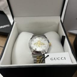 This is a Genuine Unisex Gucci watch which was given to me as a gift after graduation. due to a loan I need it sold and I don't wear it much. online value is around £700. message me if your genuinely interested, it comes with a the original box and papers.