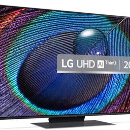 BRAND NEW SEALED LG 50UR91006LA.AEK 50 Inch 4K Ultra HD LED TV


Sharp 4K Ultra HD picture & AI Sound Pro, driven by the smart α5 AI processor
Super slim design with stylish stand
webOS smart platform with Freeview Play, Netflix, Disney+ and more
Instant movie theatre with FILMMAKER mode and HDR
Enhance your gaming experience with built in Game Optimiser & ALLM

4K Ultra HD & AI Sound Pro
Experience vibrant picture quality in incredible detail with 4K clarity, powered by the smart α5 AI processor 4K Gen6, the brain of the TV. LG’s AI Sound Pro feature puts you right at the centre of the action, creating an absorbing atmosphere in any room.

Super slim design with stylish stand
A beautifully crafted TV to enhance any room. With a super slim design this TV will look stylish when wall mounted or placed on your furniture. With the specially designed stand, you can easily accommodate a soundbar in front.

LG’s webOS smart platform
Access all of your must-have apps like Freeview Play, NOW, N