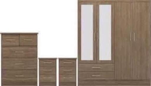 Buy & Sell South Yorkshire Rotherham - Photos for Nevada 4 Door wardrobe bedroom set