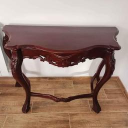 I HAVE FOR SALE CONTINENTAL STYLE MAHOGANY HALL TABLE IN VERY GOOD CONDITION. BEAUTIFUL PIECE OF FURNITURE. COMING FROM PETS AND SMOKE FREE HOME
DIMENSIONS:
HEIGHT: 75 cm
WIDTH: 101,5 cm
DEPTH: 42,5 cm
COLLECTION FROM NORTHALLERTON OR CAN DELIVER FOR FUEL COST