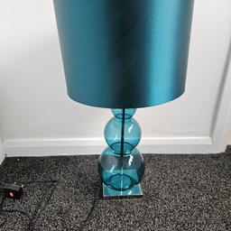 great condition in a lovely teal colour from znext with a chrome coloured base,comes from a smoke free home collection or can deliver if live local