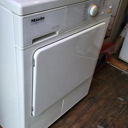 QUALITY MIELE CONDENSER DRYER LARGE LOAD BUYER COLLECTS PAYING CASH ON COLLECTION WILL TAKE TWO PEOPLE TO CARRY AS QUITE HEAVY