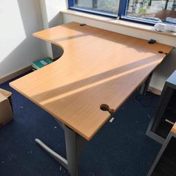 Wooden curved desks as per photos good condition £75 each