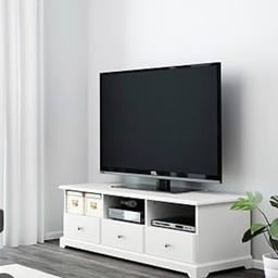 Lia torp tv bank 145×49×45 cm, weiß: