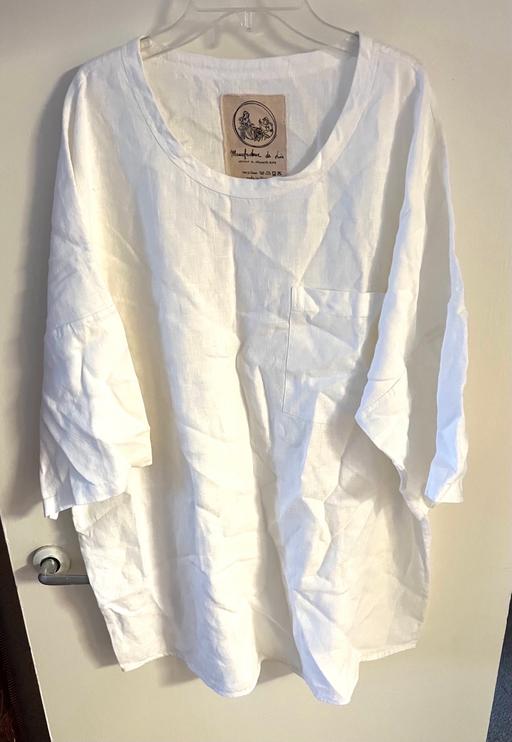 Buy & Sell South West London West Brompton - South West London - Photos for Manufacture De Lin Linen Blouse Size XL