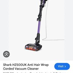 Shark Hoover works perfect 2 settings for hard floor and carpet selling due to not having space as already have a hoover