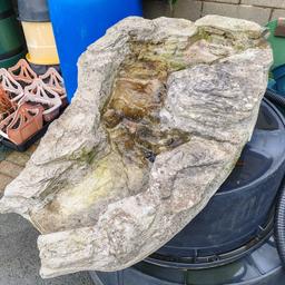 NICELY WEATHERED HEAVY STRONG POND WATERFALL
4 FOOT LONG X 27 INCH WIDE
THIS IS NOT ONE OF THOSE CHEAP PLASTIC FLOPPY HOLLOW SOUNDING WATERFALLS THIS IS THE REAL DEAL MOULDED TO LOOK REAL.
BARGAIN ONLY £55 ono
COLLECTION ONLY FROM MORECAMBE LA31AY