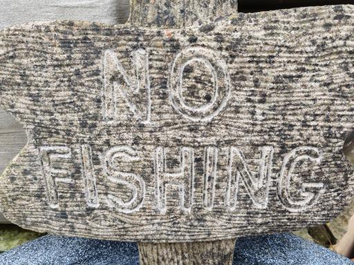 Buy & Sell Lancashire Lancaster - Photos for NO FISHING POND SIGN LARGE