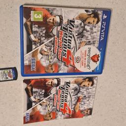 Virtua Tennis 4 Ps Vita Game. In very good condition.I am selling a lot of my old gaming tech most of which I bought new. Full description on each listing. I can offer free local delivery within five miles of my postcode or post for £1.95 via Royal Mail. Collection available so try before you buy is also available. What you see is what you get in the photos. Listed on five other sites so it may end abruptly. Any questions please ask and I will answer asap. This is
Ps Vita Game. In very good condition.