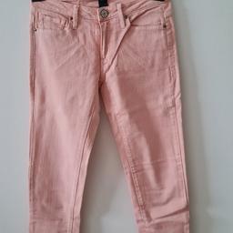skinny jeans in Korallen -Lachs farbe