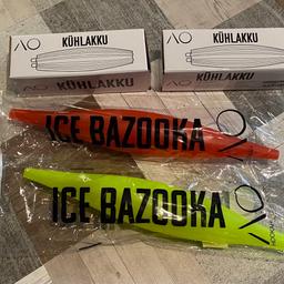 Ich verkaufe zwei nagelneue ICE BAZOOKA für ein eisgekühltes Shisha-Erlebnis.

Lieferumfang: 
2x BAZOOKA
4x Kühlakku 
(auch einzeln erhältlich, bitte kontaktieren) 

Abholung möglich oder Versand per Post (die Versandkosten trägt der Käufer)