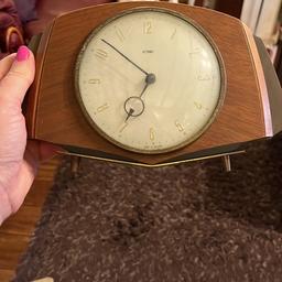 Vintage mid century electric metamec mantle clock