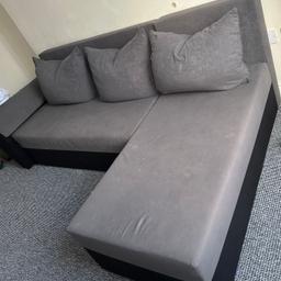 Hello, I’m selling my grey used sofa as I will be moving out very soon. It’s in good condition comes with 3 large grey cushions the covers are machine washable it also can turn into a sofa bed and useful for storage which is a good compact size. If interested, the buyer must come and dismantle it themselves. Bear in mind one of the arm rest (Left Side)has come off and no longer have but still useful and also there are some stains which is wipeable.
Collection from E12 
MUST GO ASAP!
Thank you