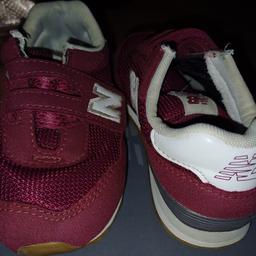 New Balance maroon trainers
size 7.5
used a few times but in very good condition
outlet price 28.00 paid
selling for 19.99