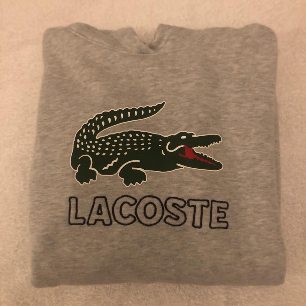 Boys Lacoste hoodie
Colour grey
