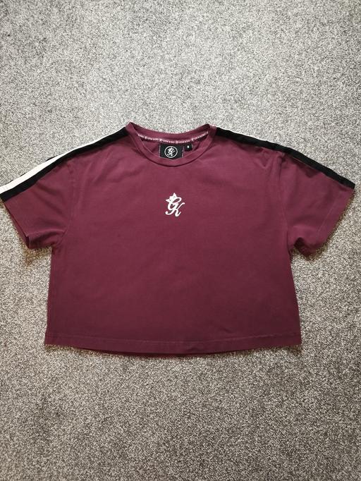 Buy & Sell West Midlands Coventry - Photos for Gym King womens burgundy cropped T shirt UK8