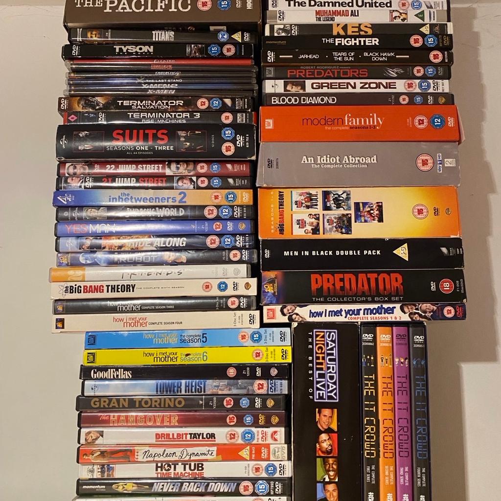 Hundreds of DVDs
Selling job lot or individually if required