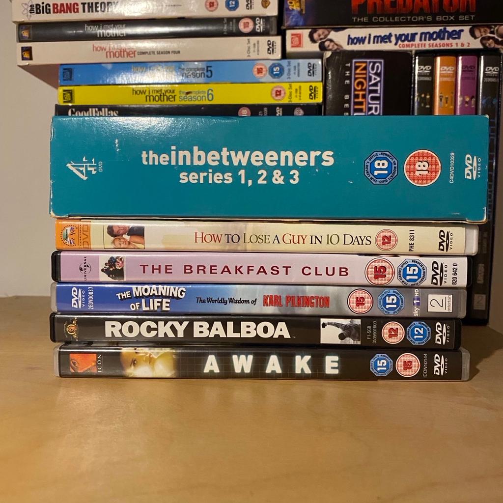 Hundreds of DVDs
Selling job lot or individually if required