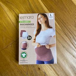 Unbenutzte Bio-Baumwolle Bauchbänder für die Schwangerschaft, Verlängert raffiniert Pullover und T-Shirts.