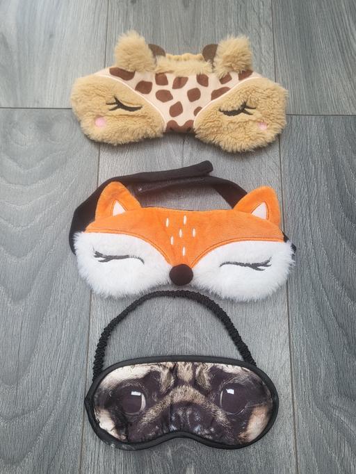 Buy & Sell Surrey Elmbridge - Photos for 3x Sleeping Mask / Fox / Giraffe/ Silk dog -