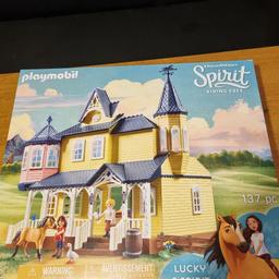Verkaufe Playmobil Spirit Luckys zuhause.
