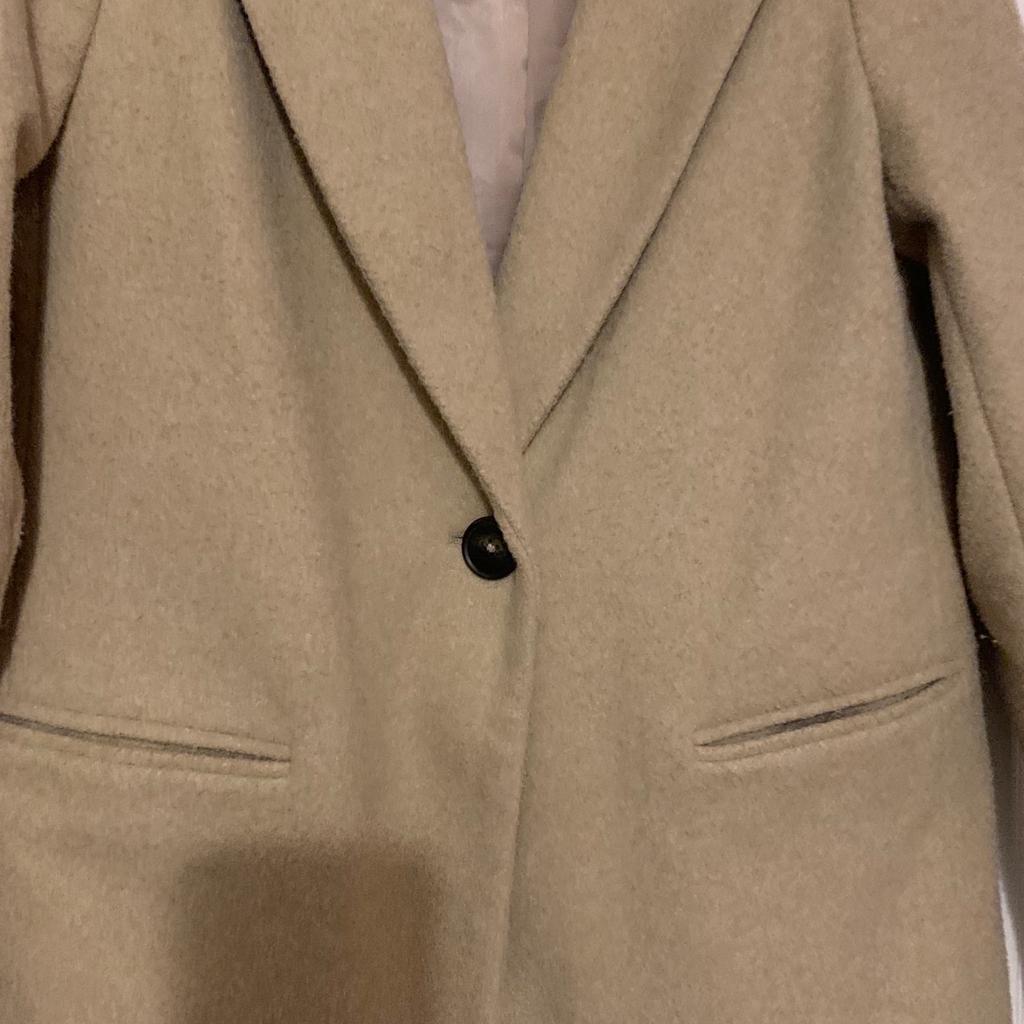 New look wooly coat size M