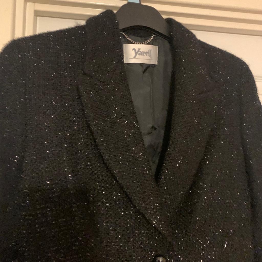 Black glittery blazer size M