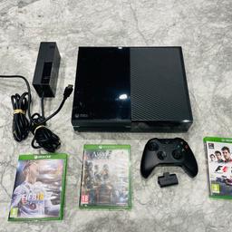 Original Xbox One with Games and Controller Official and original Microsoft Xbox One with controller and power supply. A couple games it’s all fully working and in fully functional
Order. Please get in touch if you are interested. Thanks
