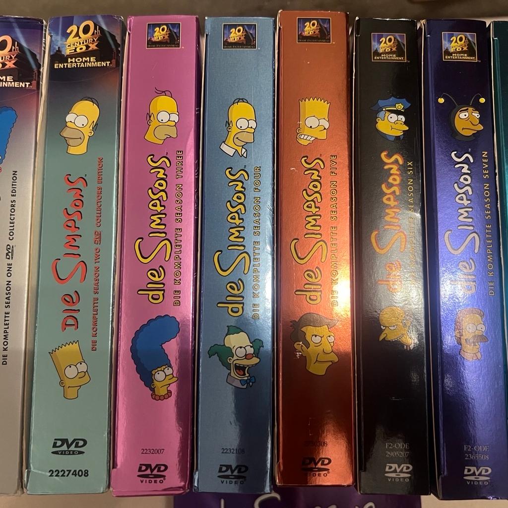 die Simpsons DVD Collectors Edition komplette Season‘s 1- 8 & die 13 Season sehr gut bis fast komplett neu!

Versand gegen Aufpreis möglich!