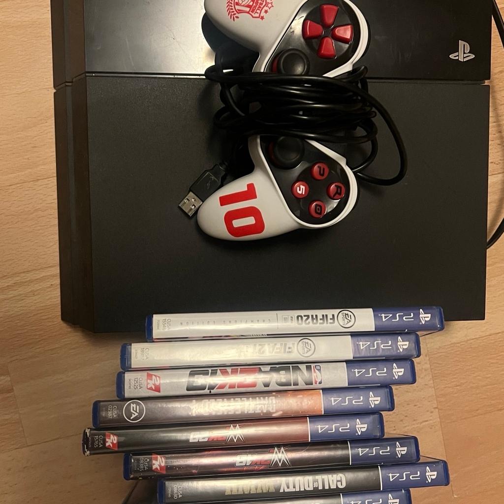 PS4-500gb
1 controller
8 games