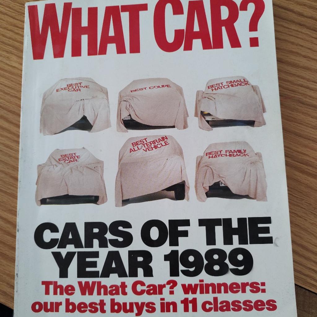 WHAT CAR 1989
CARS OF THE YEAR

£7 NO OFFERS

COLLECTION ONLY

WESTCLIFF ON SEA ESSEX