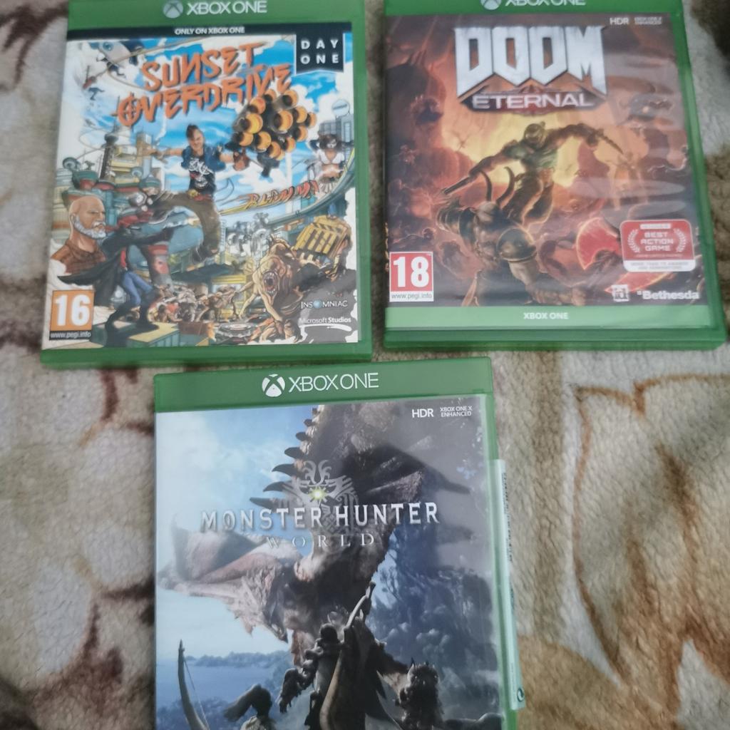 3 xbox one games