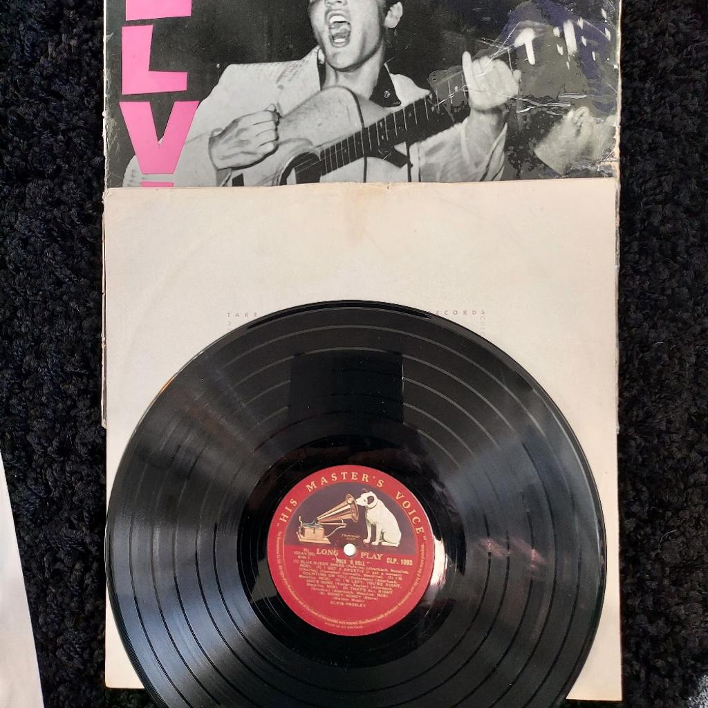 Elvis Presley R&R part 1 and 2, sleeves with damage, original inner sleeves very Good, vinyl I would describe as very good, some surface marks and the odd crackle, doesn't spoil the overall sound from these classic albums, lovely sheen still on. both albums, I'm selling them together as a pair not individually