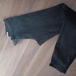 ladies high waisted stretch black skinny jeans good clean condition size 10 £4 collect only