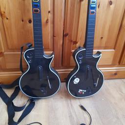 Bundle-2 microphones, 2 guitars with dongles, drum kit with dongle, drum sticks, Guitar Hero World Tour PS2,
Guitar Hero Legends of Rock PS2.
Take the lot for £120.
In full working order, we don't have the space!
