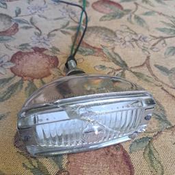 'Wipac' classic car reversing light from a Cortina 1600 E. It has a crack in the glass, hence price to reflect this. Collection only from Stourbridge. Delivery/postage is not available.
