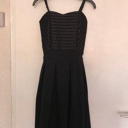 schwarzes Damen Kleid von H&M in Größe XS