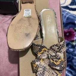 River island sandals size 7 worn for a couple of hours only